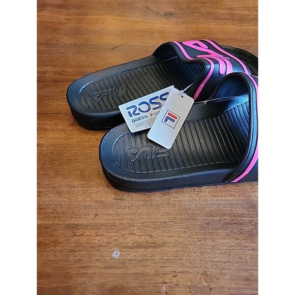 FILA Women's Slide Sandal Black Size Women's 10 New - Picture 5 of 6
